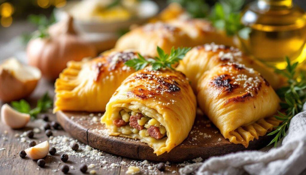 Calzoni di pasta matta carciofi e salsiccia: Ricetta