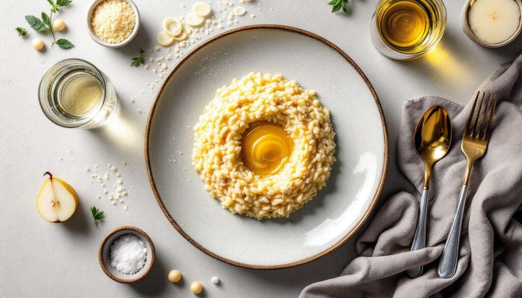 Il famoso risotto alle 3 P: un primo piatto raffinato da preparare in meno di 30 minuti