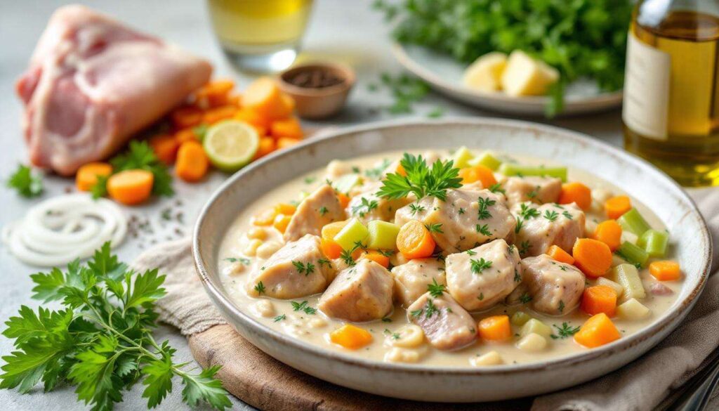 Spezzatino di vitello al vino bianco: tenerissimo, con salsa cremosa