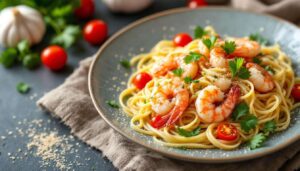 Tagliatelle ai gamberi ricetta tagliolini pasta gamberetti mazzancolle