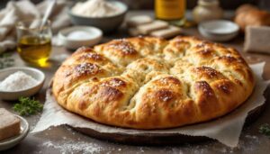 Focaccia mille bolle in friggitrice ad aria: alta e sofficissima